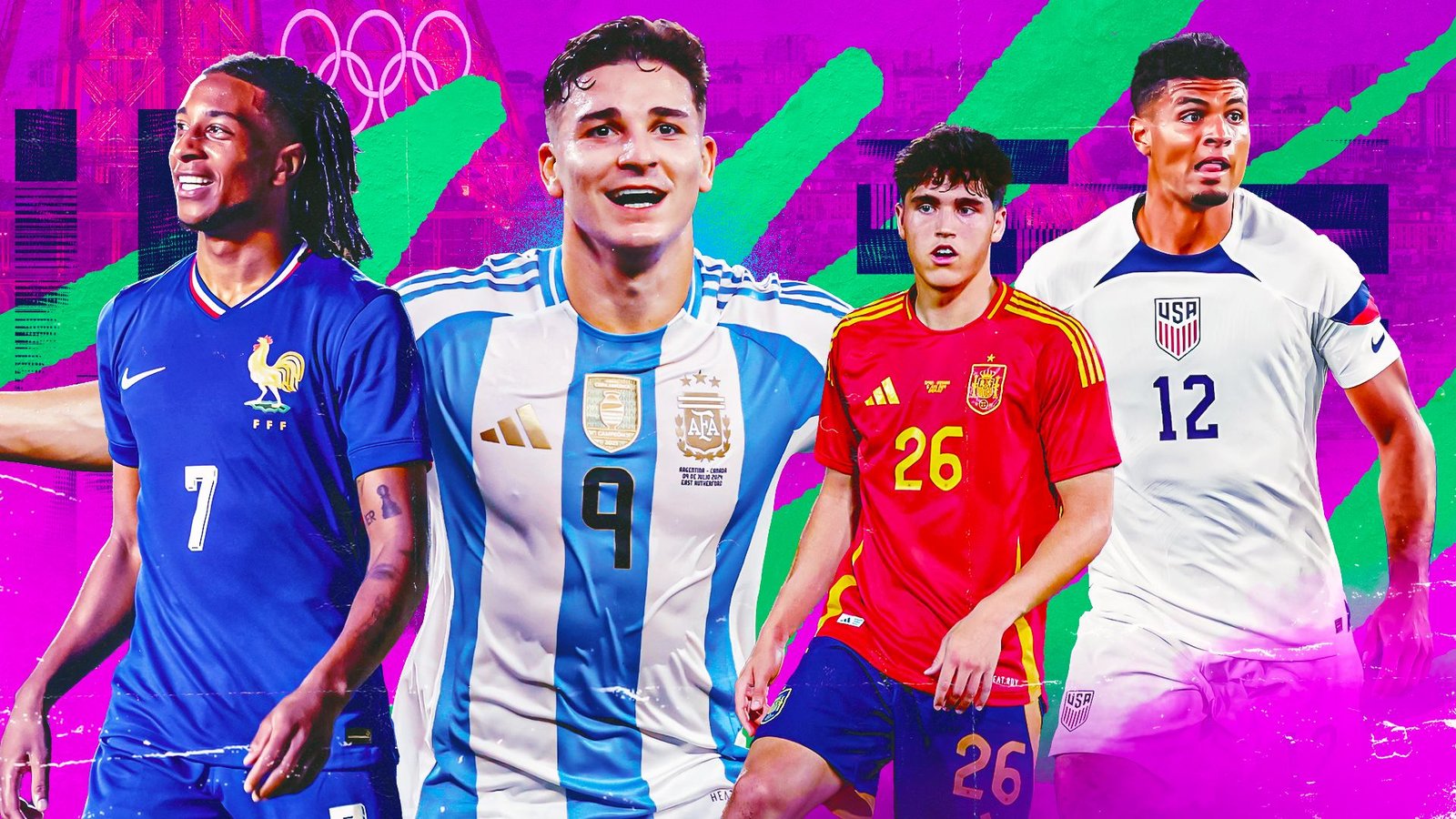 Olympics ranked michael olise julian alvarez kevin paredes and the 10 players to watch at the mens olympics 2024 07 27 22 20 36