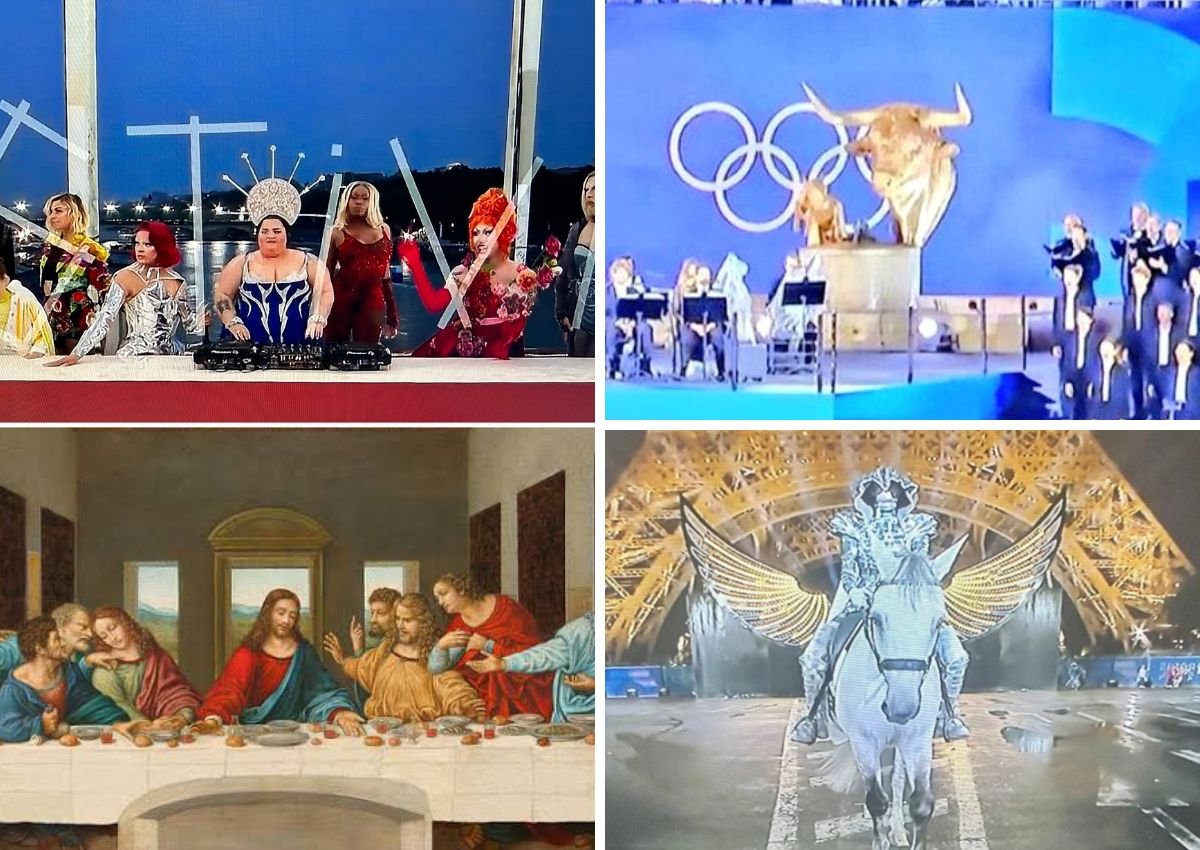 Olympics blasphemy olympics opening ceremony accused of mocking christianity 2024 08 03 08 09 33